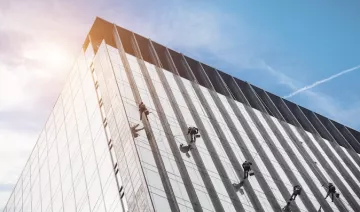 mantenimiento de la fachada de un edificio
