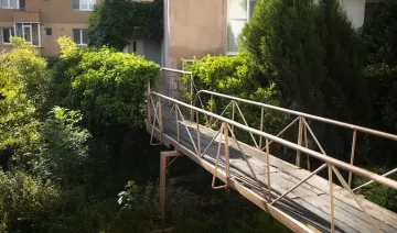 Obras de rehabilitación en un parque