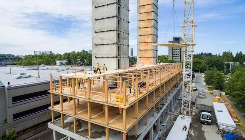 Construcción con madera