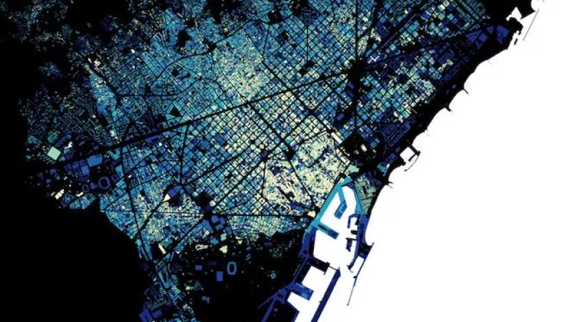Imagen satélite de Barcelona