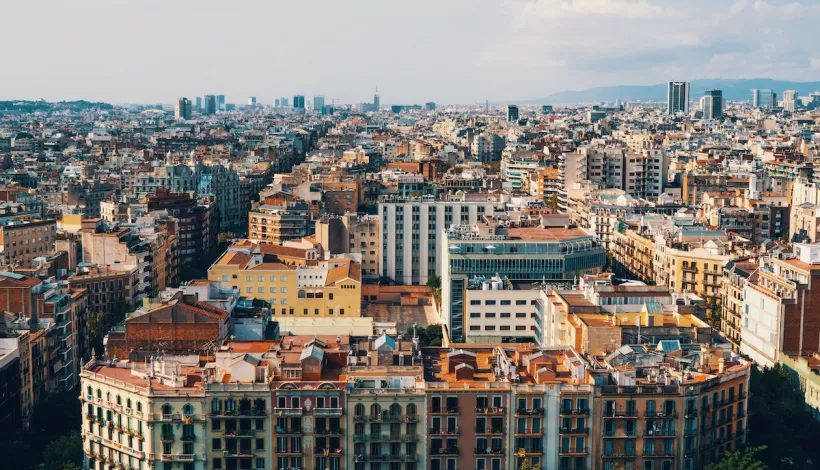 Vista aérea de Barcelona