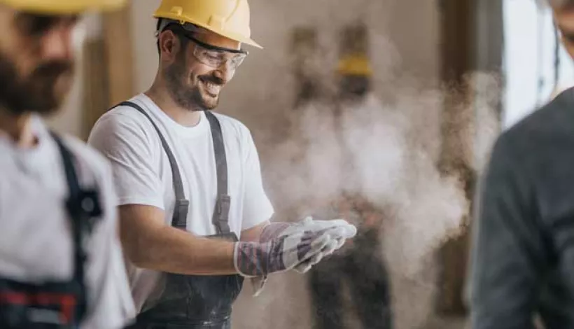 Obreros trabajando