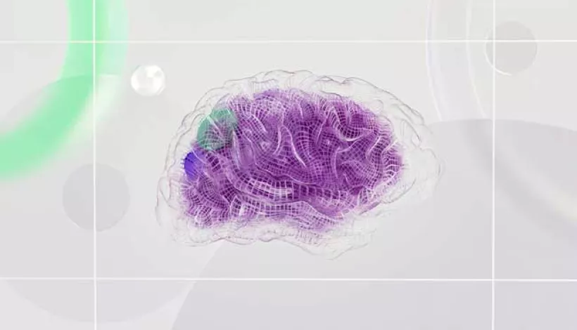Representación conceptual de un cerebro