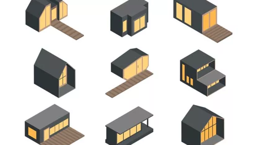 Representación gráfica de la construcción industrializada
