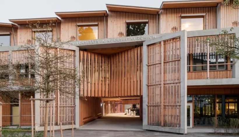 Fachada del Kinderspital