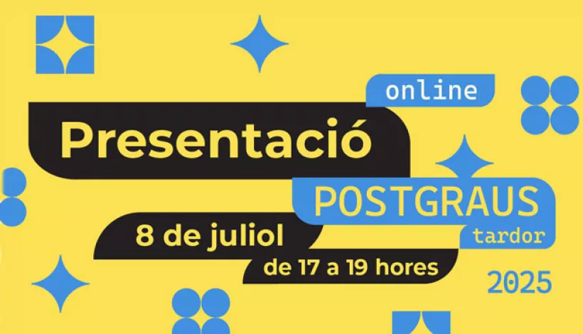 Cartel de la presentación de los posgrados en arquitectura
