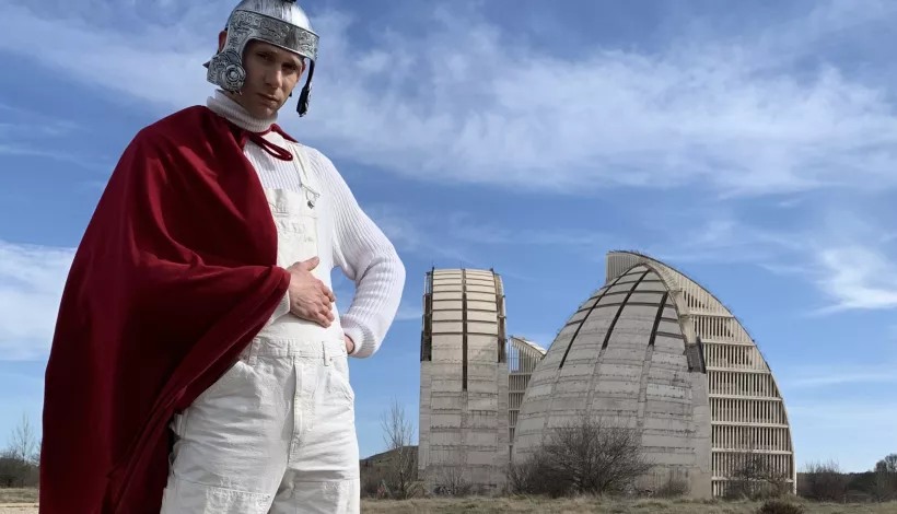 Retrat de l'Erik Harley a la Ciutat del Medi Ambient de Sòria