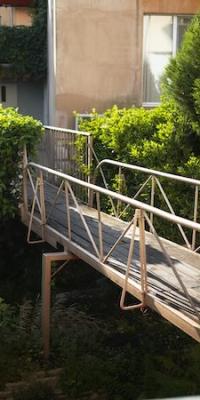 Obras de rehabilitación en un parque