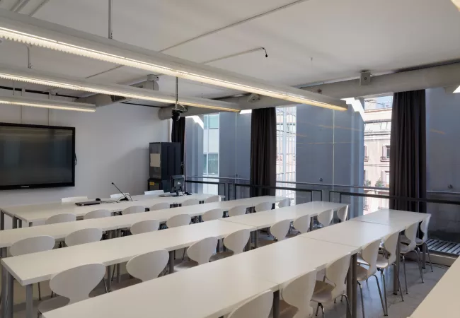 Aula 3 Escola Sert arquitectura COAC Barcelona