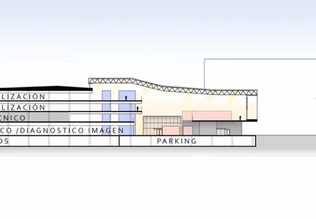 Proyecto Hospital Urbano en Poblenou Escola Sert