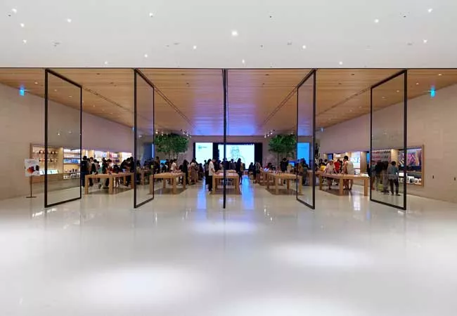 Interior de una Apple Store