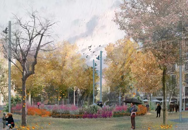 Vista del proyecto de Enric Granados