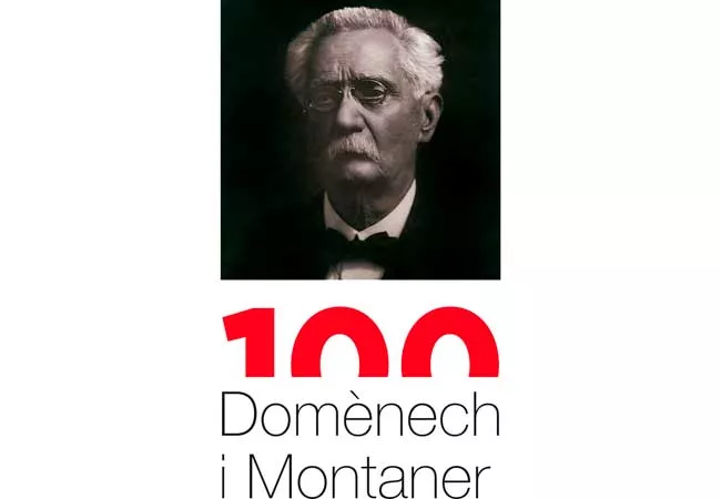Cartel del Año Domènech i Montaner.