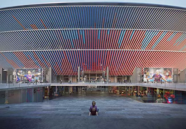 Demostración de cómo será el futuro camp nou