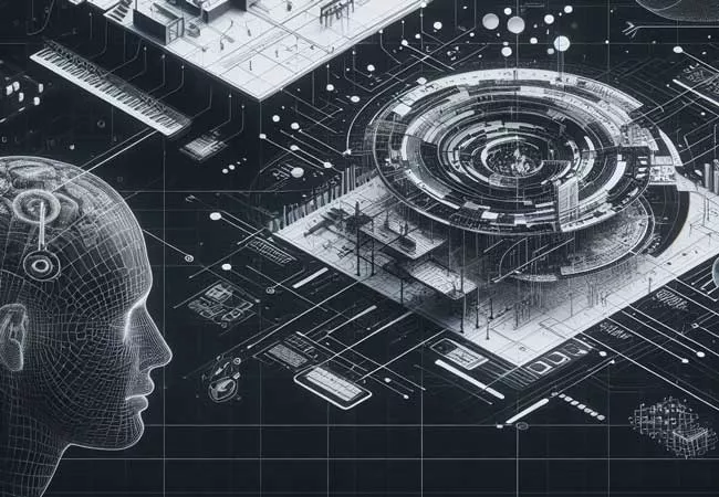 Representación conceptual de la neuroarquitectura
