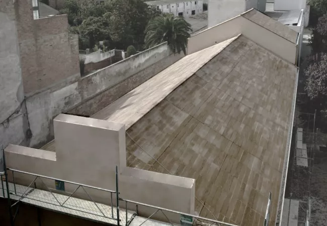 Cubierta de les Escoles Velles