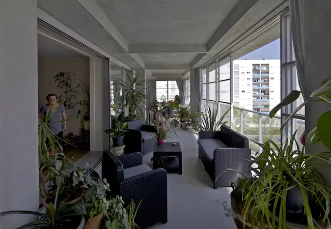 Interior de un edificio en Burdeos