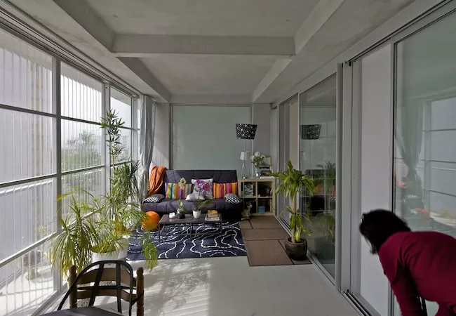 Interior de una vivienda en Francia