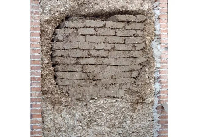 Muestra de los trabajos de restauración en Escoles Velles