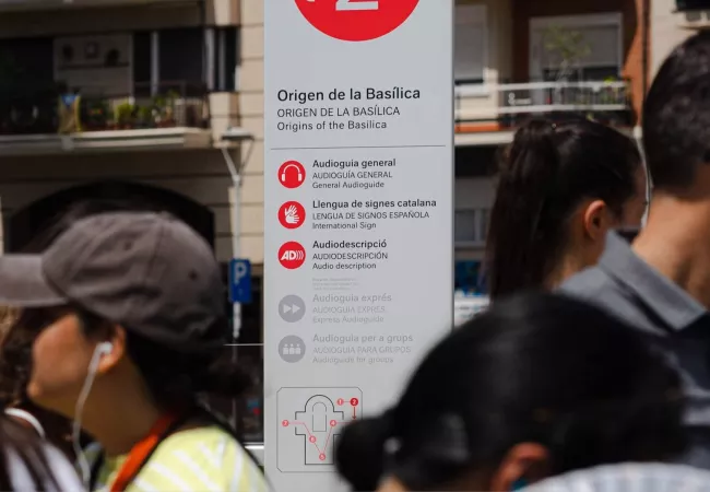 Wayfinding Sagrada Familia