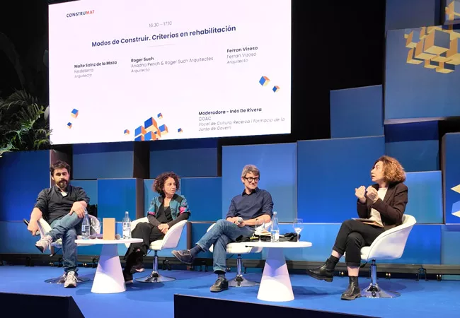 Apertura del evento en Construmat