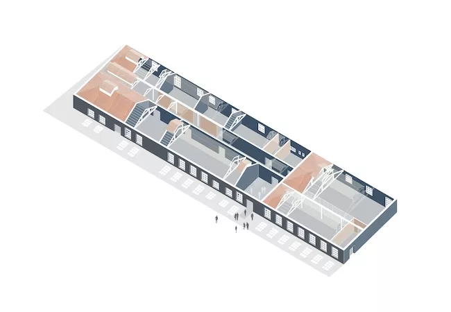 Plano de la Nave F de Fabra Coats