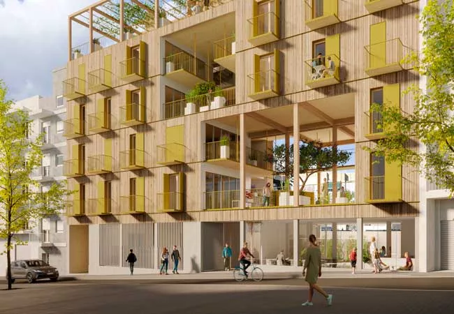 Renderización de un proyecto de madera hecho en Burjassot