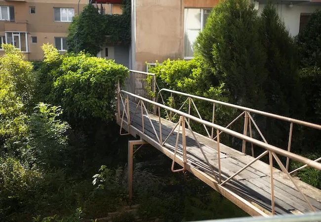 Obras de rehabilitación en un parque
