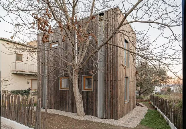Vista exterior de la casa
