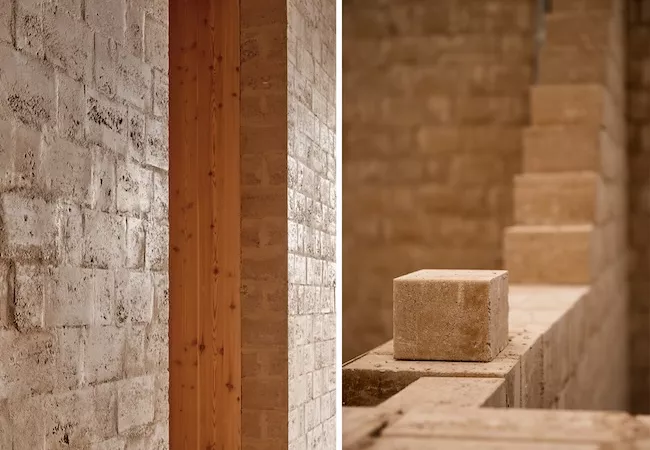 Vista en detalle del proyecto Casas de tierra