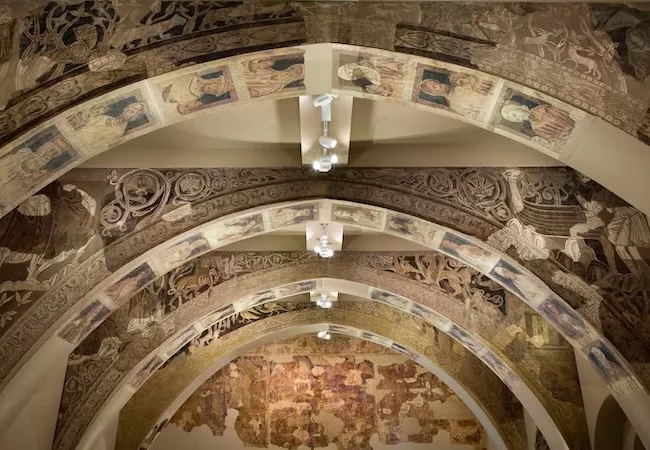 Pinturas de la sala capitular de Sijena en el MNAC