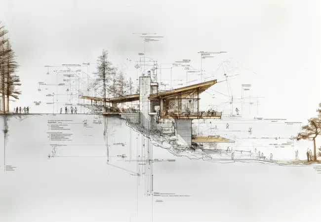Ejemplo diseño en arquitectura con IA - Escola Sert