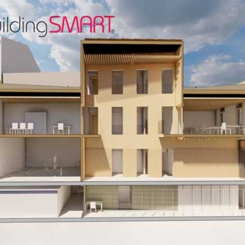 Un edificio diseñado con software BIM