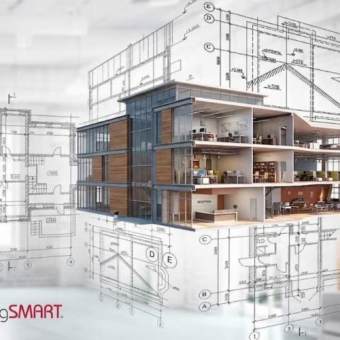 Imagen creada para un proyecto de arquitectura con metodología BIM