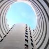 Contrapicado de un edificio