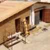 Edificación hecha con paja