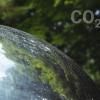 Representación conceptual de la reducción de emisiones de CO2