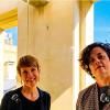 Marta Poch i Caterina Capdevila, codirectores del curs Comunicar arquitectura de l'Escola Sert, somrient durant l'entrevista