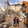 Bombers de la Generalitat en un esfondrament